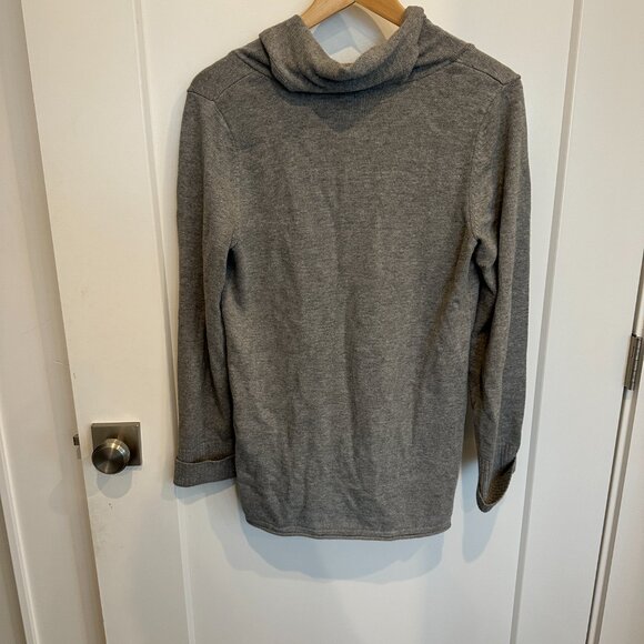 Eddie Bauer Sweater Womens Size Medium Shawl Collar‎ Outdoor Casual Preppy - Picture 2 of 6